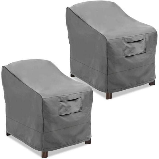 Vailge Patio Chair Covers Lounge Deep Seat Cover Heavy Duty And Waterproof Outdoor Lawn Furniture 2 Pack Medium Grey Com Vailge Patio Chair Covers Lounge Deep, Outdoor Furniture Covers