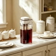 thumbnail image 1 of EGNMCR Kitchen Gadgets, Kitchen Accessories, Kitchen Utensils, Kitchen Tool 1000ml Cold Brew Coffee Maker with Filter Leakproof Iced Coffee Pitcher for Fridge Plastics cold water kettle, 1 of 6