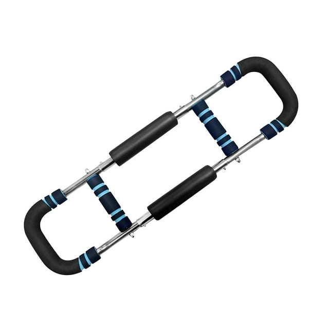 Ejercitador de brazos , ejercitador de antebrazos, culturismo, potenciador de fuerza muscular, expansor de pecho para desarrollo muscular de azul 30 kg