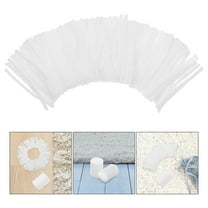 OULII 10Pcs Latch Hook Yarn Precut Rug White For Diy Crafts And Rugs