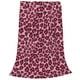 thumbnail image 2 of Balery Rose Leopard Print Manta de Felpa Suave y Acogedora – Cobija de Franela Aterciopelada para Cama, Lavable y Cálida para Sofá, Mascotas, Transpirable-50"x40", 2 of 7