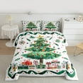 thumbnail image 2 of jejeloiu Chic Xmas Tree Bedding Comforter Set,Merry Christmas Gifts Twin Comforter Sets,Happy New Year Bedding Set For Teens,Luxury Bedroom Decor Reversible,2 Pieces, 2 of 8