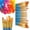 A, variant on 6Pack Household Brush for Chip 1inch 2inch 3inch Natural Brush Bristles Wooden Handle Flat Brushes Set for Painting, Glue, Oil, Acrylic, Stain and Barbecue Brush