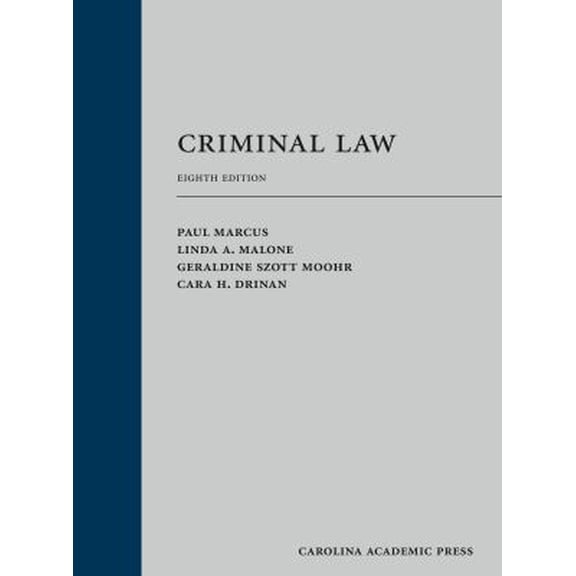 Pre-Owned Criminal Law (Hardcover) 1522105476 9781522105473