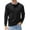 Black, variant on Mens Sweater Crewneck Pullover Long Sleeve Lightweight Sweater Plain Knit Silm Fit