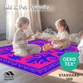 thumbnail image 4 of ODIKA 3'x5' Machine Washable Non-Slip Area Rug, Damask Elegant Fade Timeless Contemporary High Traffic Rug, Pink, 550238, 4 of 5