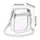 thumbnail image 2 of Xihbxyly Bolsa de Pecho Transparente de Pvc, Elegante Diseño de Un Solo Hombro, Gran Capacidad de Almacenamiento, Cómoda Correa Ajustable, Apta para Estadios, Versátil para Viajes, Deportes, Festival, 2 of 3