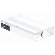 Plymor Clear Acrylic Block with Sign Display Holder Slot, 2" W x 1" D x .375" H (2 Pack)