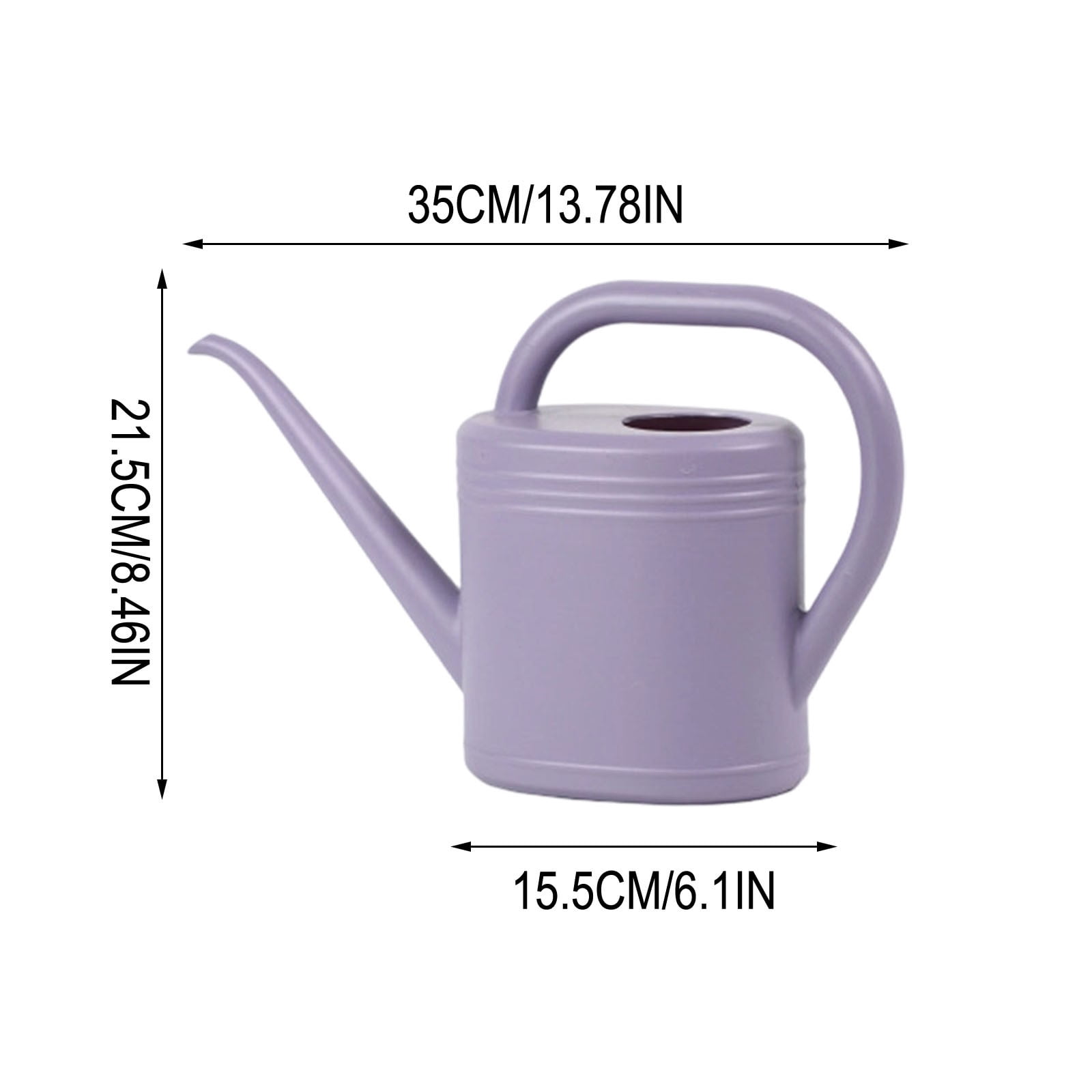 Plant Watering Can, Resin Watering Can, Sturdy Garden Watering Can, Top & Side Dual Handle, For Flower Planting, Vegetable Gardening, 2L