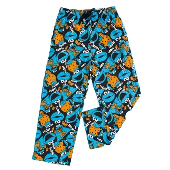 Sesame Street Mens All-Over Print Cookie Monster Lounge Pants