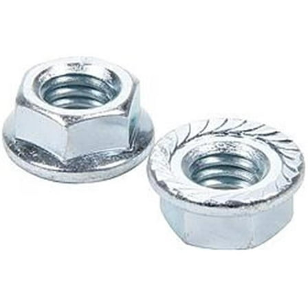 Allstar Performance ALL16042-10 0.37 in.-16 Serrated Flange Nuts, Pack of 10