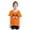 B-Orange, variant on WMQPNNS Tops for Girl Casual Loose Summer Tops for Girls 4t Short Sleeve Tunic Tops Basic Classic Crewneck Cotton Tee Tops Workout Tops(Size 13-14 Years, A-Light Green)