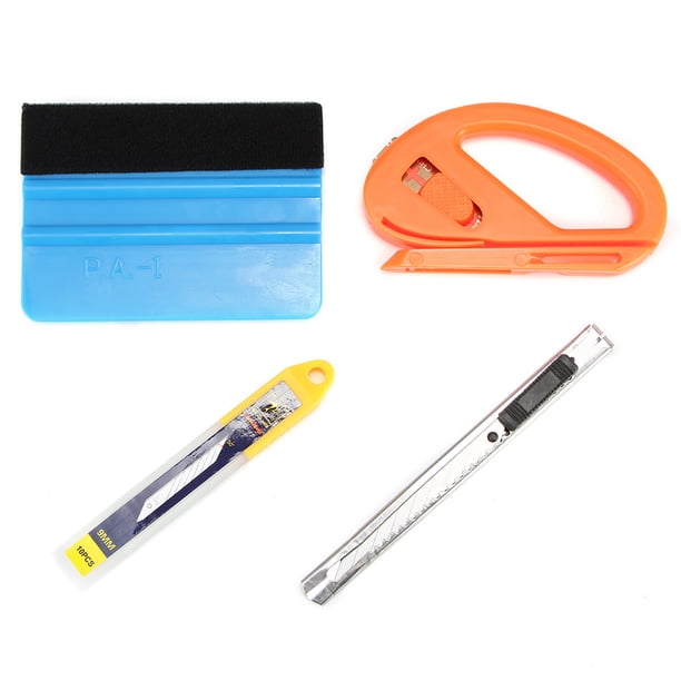 Herramientas De Raspador De Película De Revestimiento De Vinilo Para Coche, Juego De Instalación De Pegatinas Para Vehículos 4 Unids/Set Vogacara VI008933-01