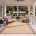 thumbnail image 3 of Safavieh Courtyard Helen Floral Indoor/Outdoor Area Rug, Natural/Terracotta, 9' x 12', 3 of 9