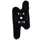 thumbnail image 2 of Black Adjustable Rubber Knee for Sports to Prevent and Relief Universal Size, 2 of 2