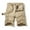 Khaki, variant on Lilgiuy Men's Cargo Shorts Zipper Button Pockets Cropped Cargo Shorts Clearance Sales Fall Fashion 2022 Spring Winter