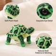thumbnail image 3 of Lifelike Little Turtle Plush Toy, Realistic Sea Life Stuffed Animal for Science Education and Display, Soft Tortoise Figure, Nautical Theme Decor for Living Room, 3 of 4