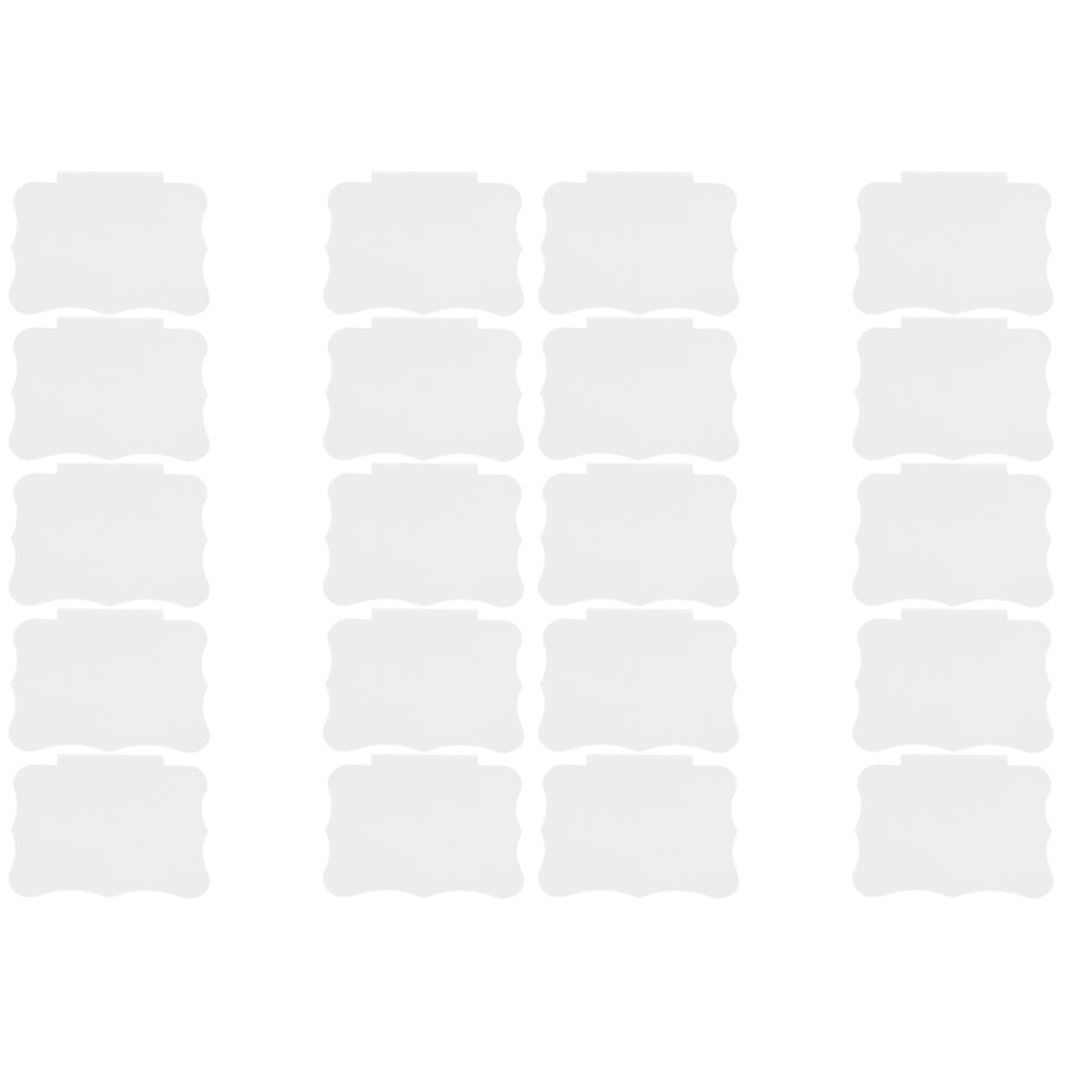 Frcolor Clips Storage Bins Labels Labels Fabric Tag Price Removable