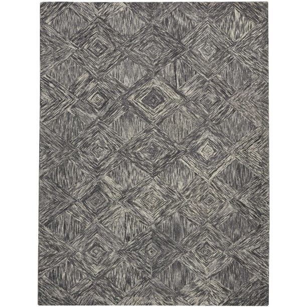 Nourison Linked Charcoal Area Rug
