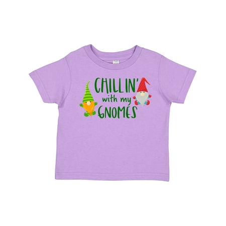 

Inktastic Chillin with My Gnomes Gift Toddler Boy or Toddler Girl T-Shirt