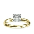 thumbnail image 1 of 1.00 Ct Asscher Cut Natural Diamond Unique Solitaire Ring for Anniversary Solid 18K Yellow Gold Size 4, 1 of 6