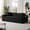 Black, variant on BOFANG Corduroy 3-Seater Sofa, No Tools Assembly, Plush Compact Couch for Small Spaces,White