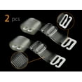 thumbnail image 2 of INSPIRE CHIC 1Pair Non-Slip Clear Bra Straps Replacement Invisible Transparent Bra Shoulder Straps Clear-White and Clear Buckle Width: 1.2cm/ 1/2", 2 of 5