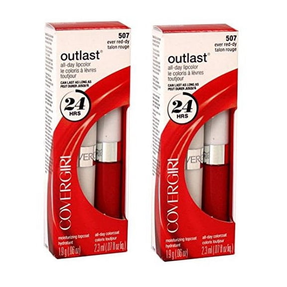COVERGIRL Outlast All-Day Moisturizing Lip Color, Ever Red-dy