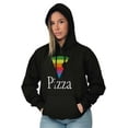 thumbnail image 3 of Rainbow Pride Piece of Pizza LGBT Hoodie Sweatshirt Women Men Brisco Brands S, 3 of 6