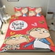 thumbnail image 1 of Charlie y Lola Conjunto de sábanas temático, trío de piezas, cómodo y amigable con la piel, diseño único, regalo de decoración para el hogar para familiares, amigos y fans,173cm *218cm, 1 of 6