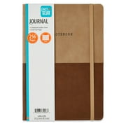 Pen+Gear Simulated Leather Journal, Brown, 6 x 8, 256 Ruled Pages
