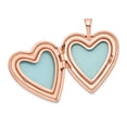 thumbnail image 4 of FB Jewels Sterling Silver Rose Gold-plated 20mm Forever in my Heart Locket, 4 of 4