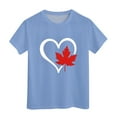 thumbnail image 4 of TZEWGL Cute Shirt For Toddler Summer Short Sleeve Crewneck Graphic Print Basic Top For Newborns size 6-7T, 4 of 4