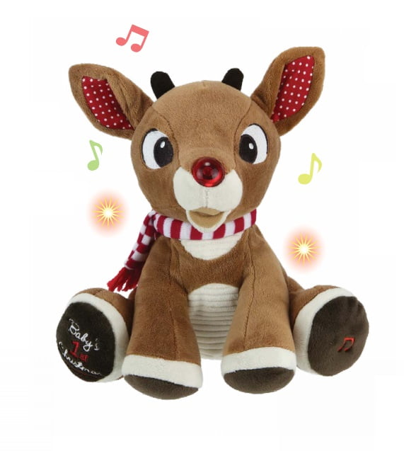 small rudolph stuffed animal