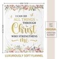 thumbnail image 5 of Christian Gifts for Women Faith, Gifts for Christian Women, Religious Gifts for Women Christian, Christian Women Christmas Birthday Gifts, Christian Religious Bible Verse Prayer Blanket 60"x80", 5 of 6
