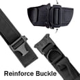 thumbnail image 2 of Collar táctico para perros, collares militares de nailon para mascotas, hebilla de metal resistente, entrenamiento ajustable, negro XL (53-63 cm), 2 of 5