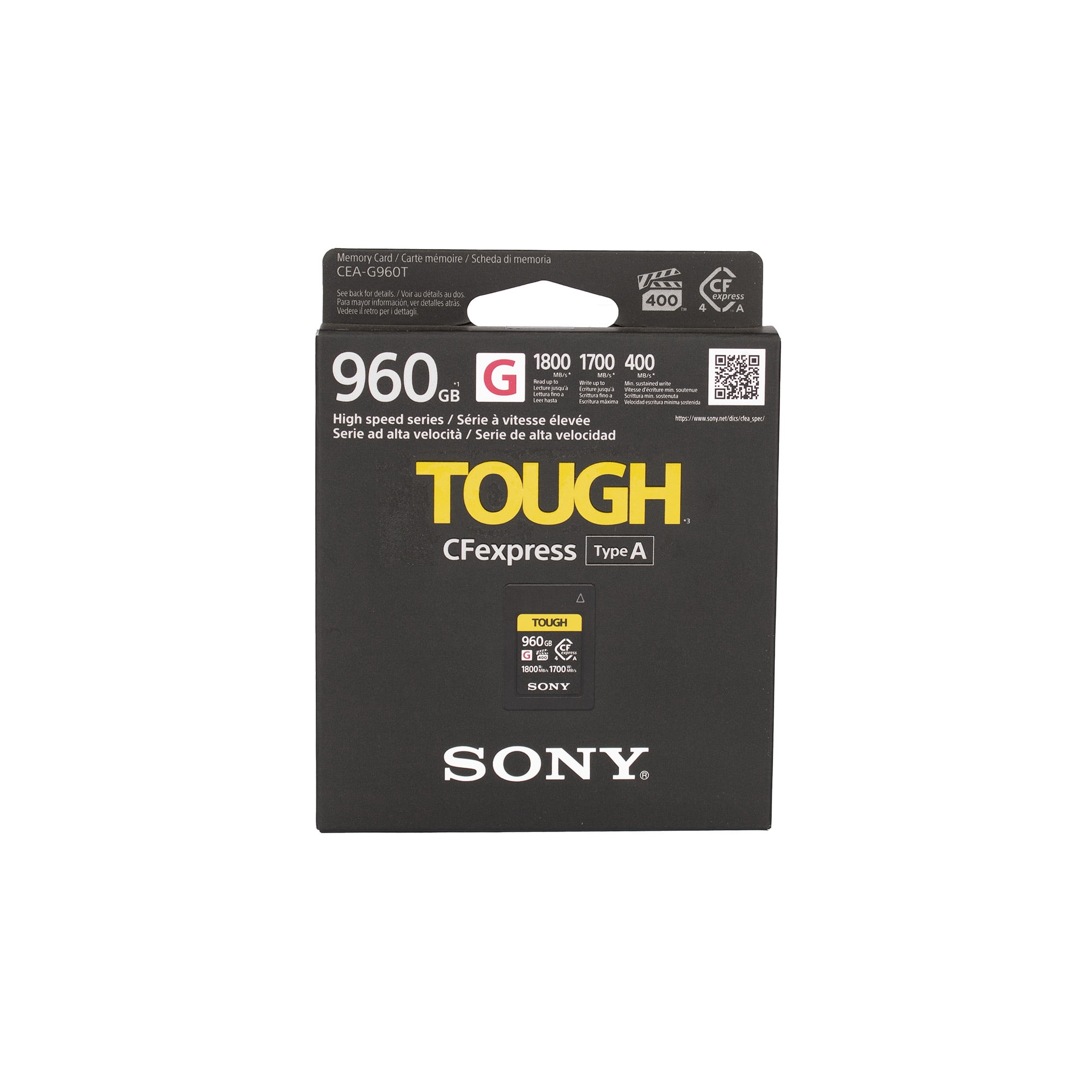 Sony CEAG240T 240GB CFexpress 4.0 Type A TOUGH Memory Card (New
