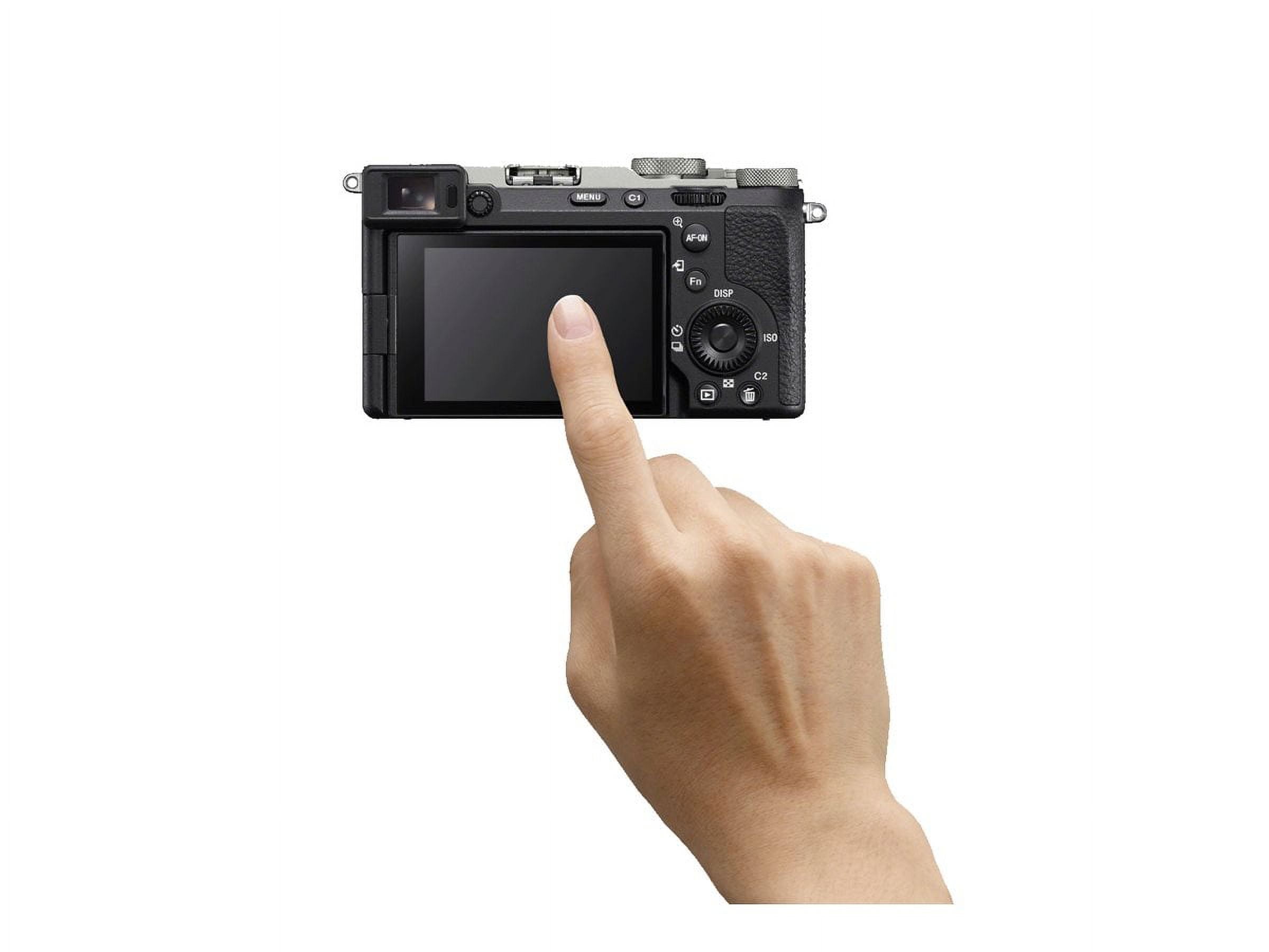 ILCE-7CM2 - - Sony Frame 4K mirrorless MP only silver 60 - - / Full camera body II - Digital 33.0 Bluetooth Wi-Fi, a7C - fps - -