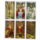 thumbnail image 3 of Tarot Art Nouveau dorado de 12x7cm, adivinación del destino, juego de cartas de fiesta familiar, tamaño estándar con manual de papel3687, 3 of 5