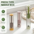 thumbnail image 3 of New magnetic sewing needle case, needle threader and seam ripper tool, magnetic pressure design.,Yellow, 3 of 7