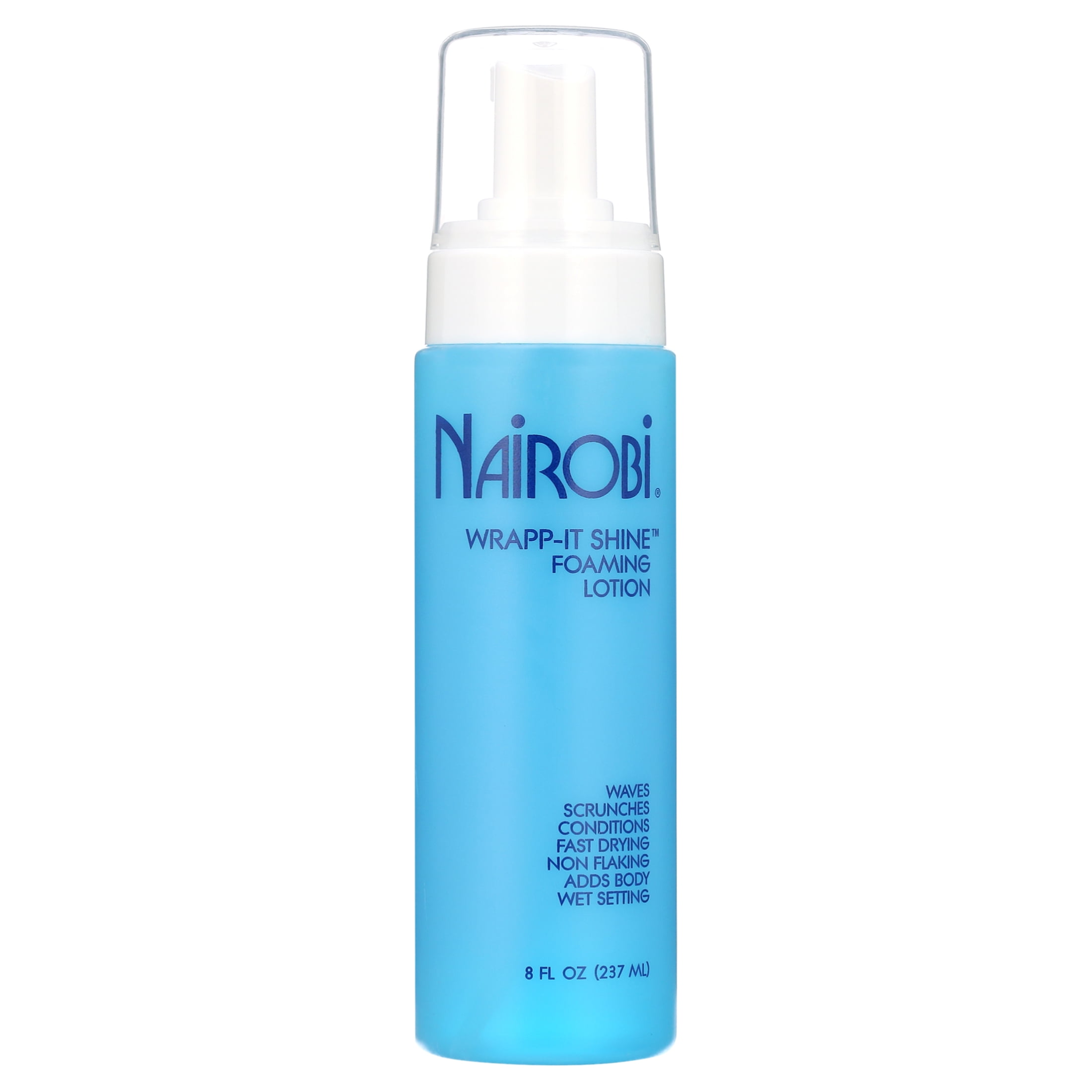 Nairobi, Wrapp-It Shine Hair Styling Mousse, 8oz, Heat Activated