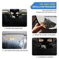thumbnail image 2 of Blackbirds with Crown Car Windshield Sun Shade Foldable Car Front Window Visor Heat and UV Protection 57x31.5, 2 of 8