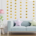 thumbnail image 3 of 13.1Ft Glitter Star Garland Banner Decor,4Pcs Gold Twinkle Star Banner Backdrop for Wedding,Shining Hanging Decoration for Anniversary,Holiday, 3 of 6