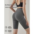 thumbnail image 2 of High Rise Tummy Control Biker Shorts for Women, Quick Dry Stretch Workout Compression Shorts, 2 of 8
