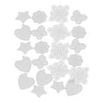 thumbnail image 2 of 25 hojas de malla de plástico para bordar corazones, estrellas, flores y mariposas. Lienzo de plástico en blanco para costura de punto de cruz, manualidades con hilo de punto., 2 of 4