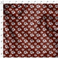 thumbnail image 4 of Soimoi Red Rayon Fabric Artistic Flower & Geometric Printed Fabric 1 Yard 56 Inch Wide, 4 of 5