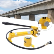 Mkyiongou 30 Ton Hydraulic Jack Air Pump w/Hand Pump Lift Portable Power Ram Repair Tool