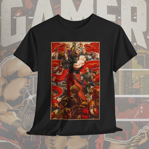 Reprint Rare Retro King of Fighters Gaming Shirt Collection, KOF Tee, Gamer Unisex T-Shirt