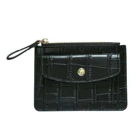 

Women s Card Cases Holders Ultra-thin Design Minimalist Wallet Gift for Girls Ladies Women Black