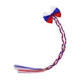 thumbnail image 2 of erdimoy National Flag Color Bow Braided Tassel Hair Clips, Country Thematic Soccer Game Day Cheer Hair Barrette Accessories for Sports Fan Outfit Decor, 2 of 6